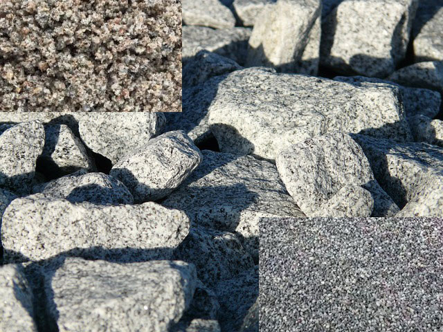 花岗岩制砂成品图