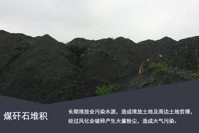 煤矸石是一种污染环境的固废物