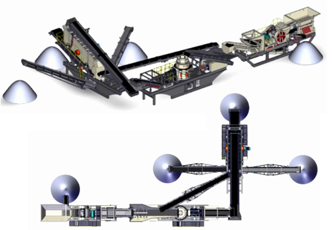 水泥块破碎用什么设备可以达到产能100吨？拆迁水泥块破碎机设备选型方案 