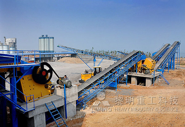 甘肃成县河卵石制砂生产线