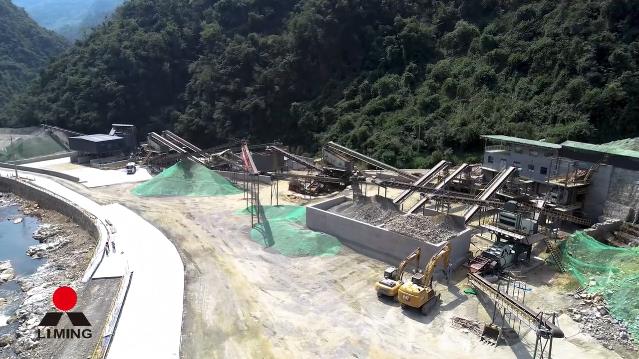 西藏日喀则时产450吨页岩破碎砂石生产线